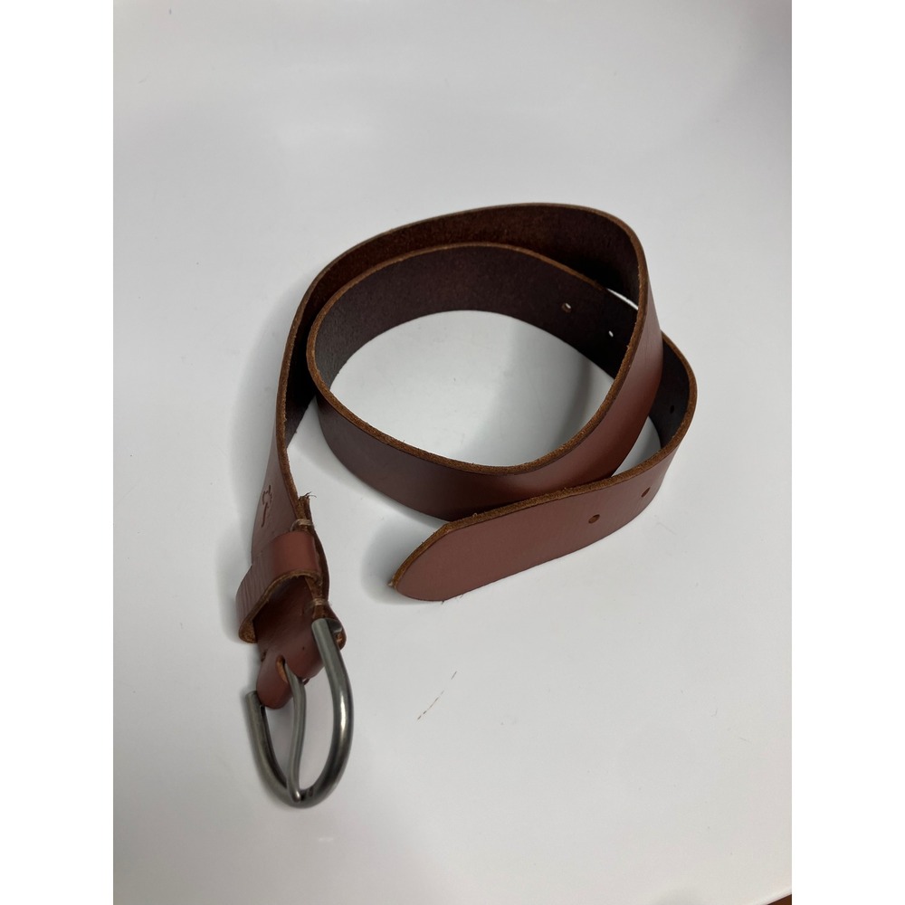 American Eagle Belt Womens XS Brown Excellent Leather D-Ring Casual Classic